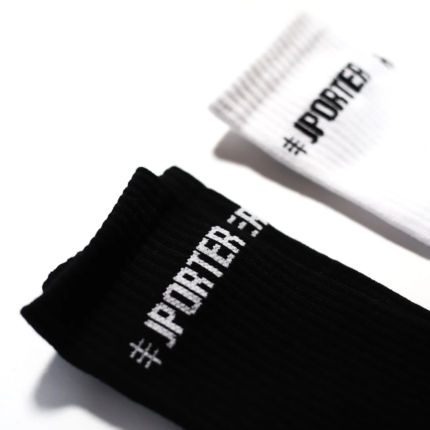Custom socks woven logos JPorter apparel Perth