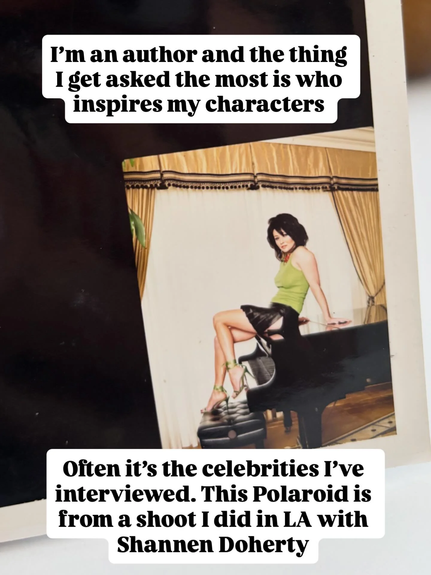 I never usually &lsquo;fess up to basing my characters on anyone, but the truth is, it happens quite a lot 😬