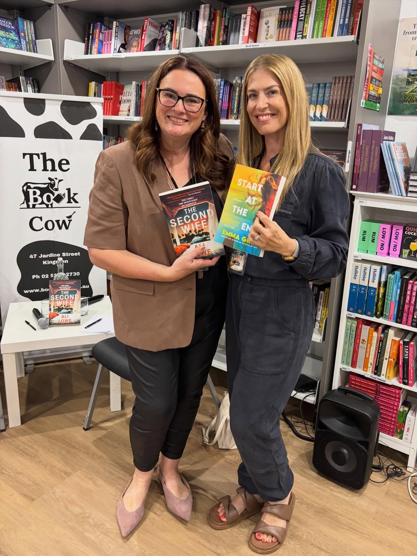 Canberra, you&rsquo;ve been a blast.

Firstly thanks to the brilliant @emmagreyauthor and the folk at @thebookcowkingston for last night. Emma interviewed me the night after her launch for Start At The End, and the night before a long drive to Sydney