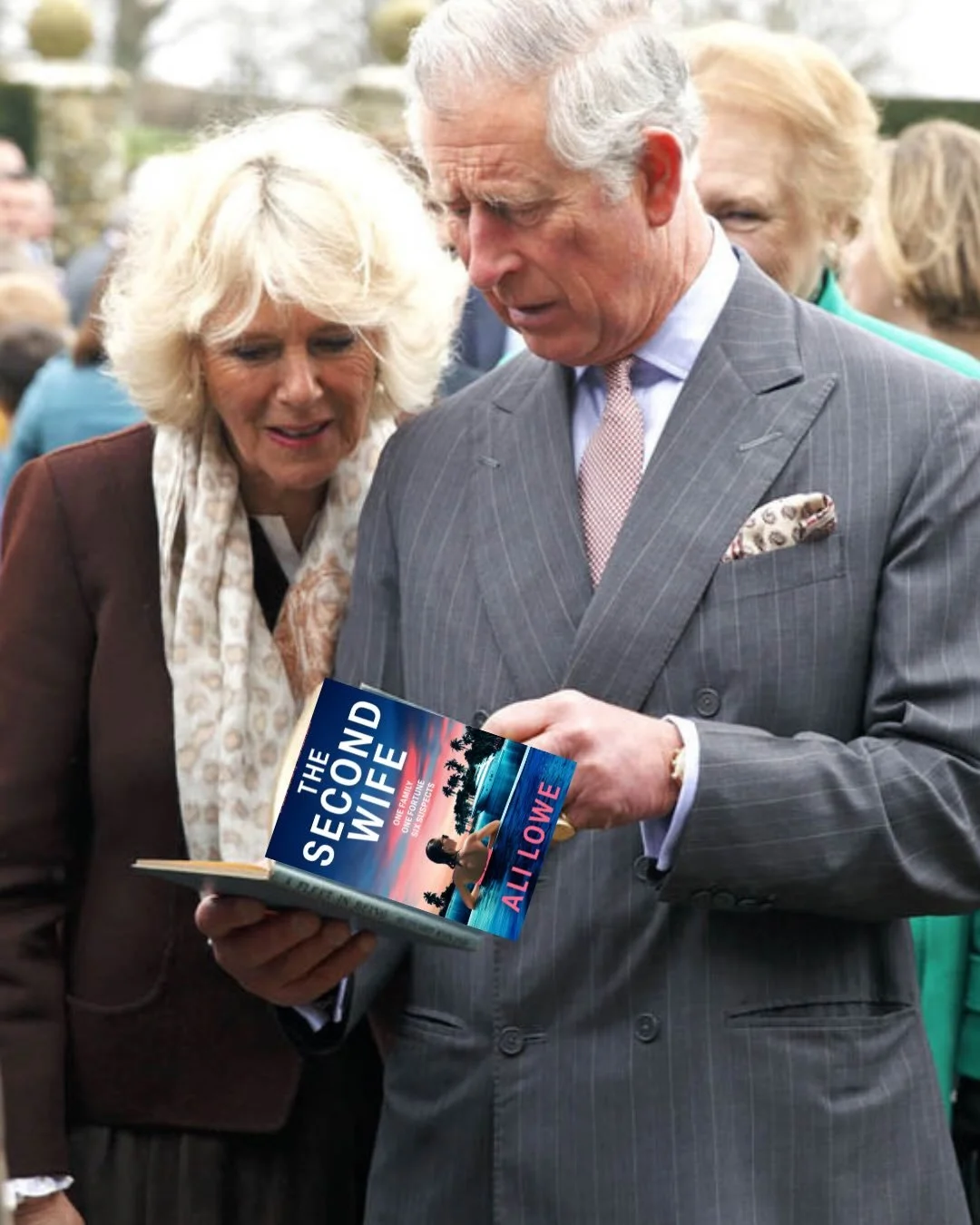 It&rsquo;s UK paperback release day, and evidently I have nothing better to do than mess around on Canva 🇬🇧 The Second Wife - now available at all good British bookshops!