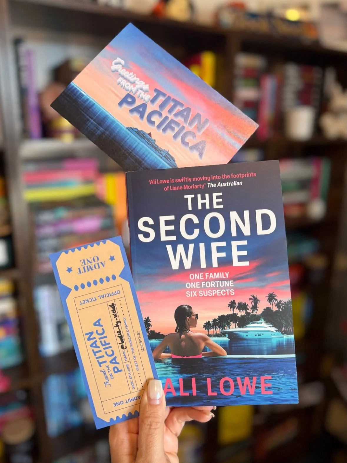 These Titan Pacifica travel tickets and postcards went out to some lovely UK Bookstagrammers last week. Thanks so much for the pics @joebella_p_reads, @books_by_vickib and @the_blonde_chapter. Enjoy your cruise! 🚢 @hodderbooks