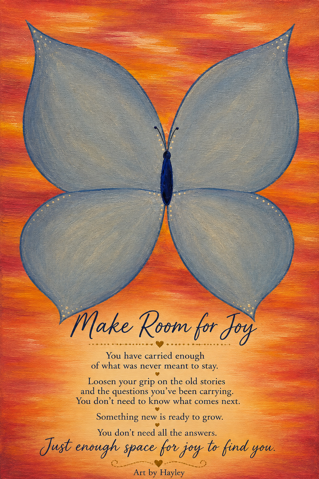 Art by Hayley - Joy | The Butterfly Effect Workshop