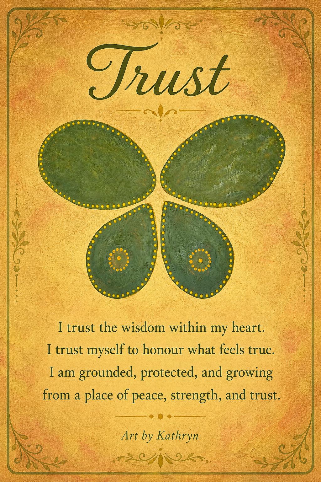 Art by Kathryn - Trust | The Butterfly Effect Workshop