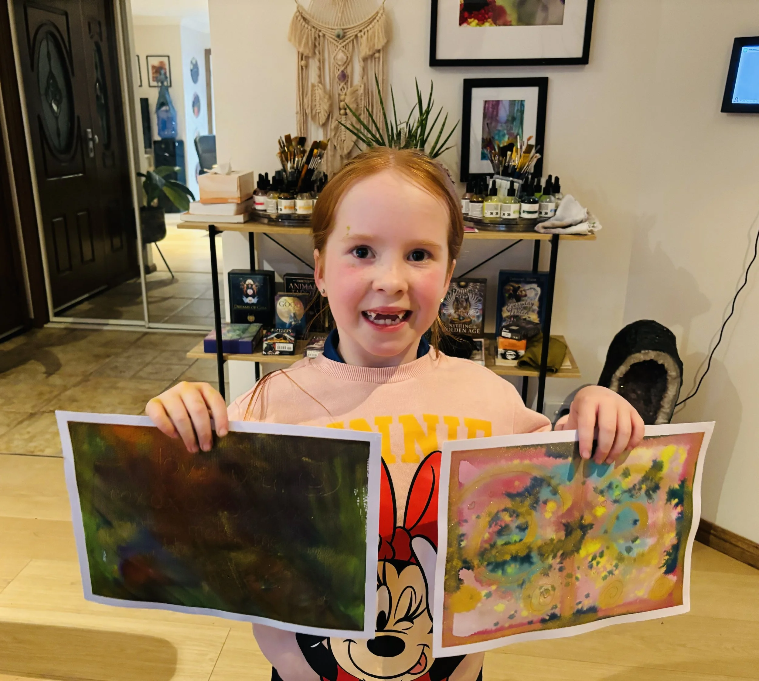 Chloe and her Beautiful Art | Watercolour and Wonder Workshop