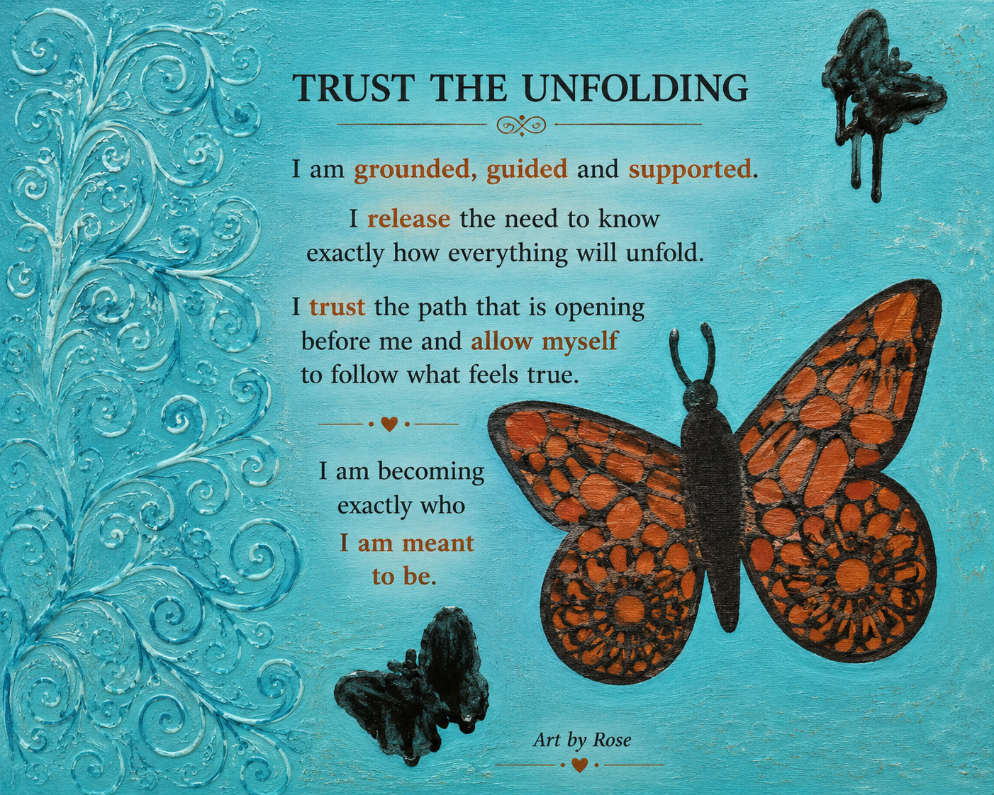 Art by Rose - Freedom | The Butterfly Effect Workshop