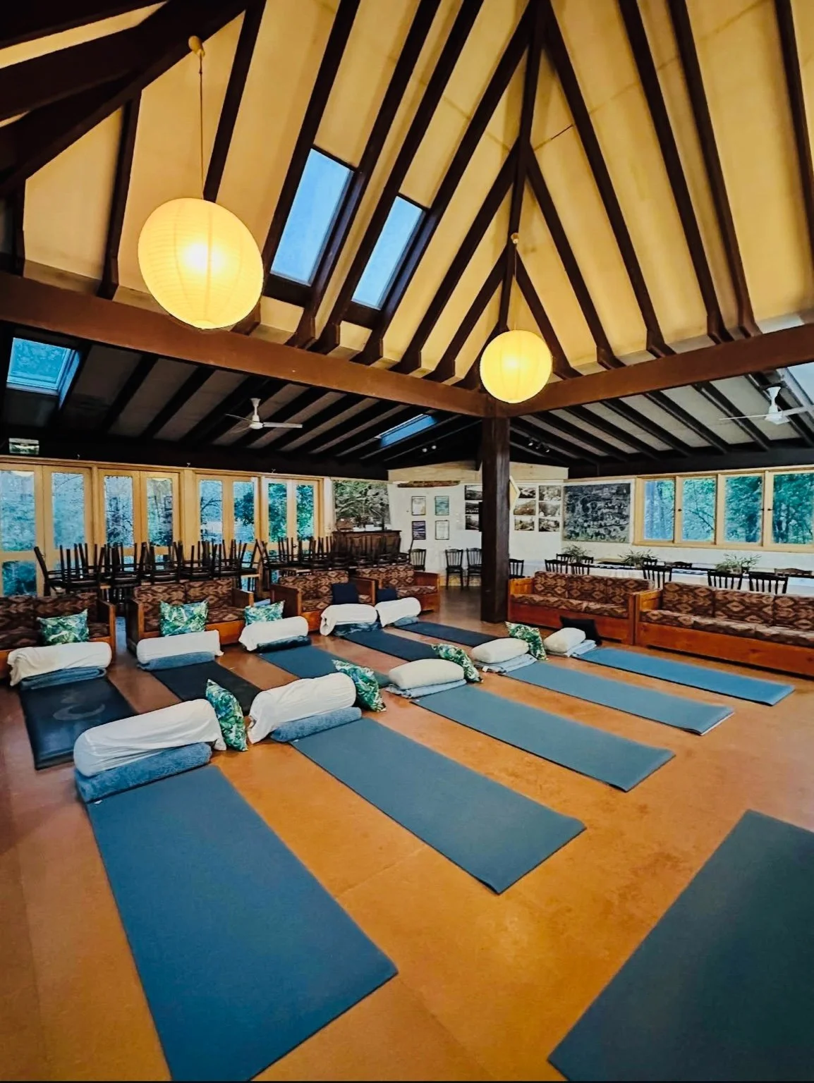 Relaxing Yoga at our Art and Wellness Retreat | Wangat Lodge 2025