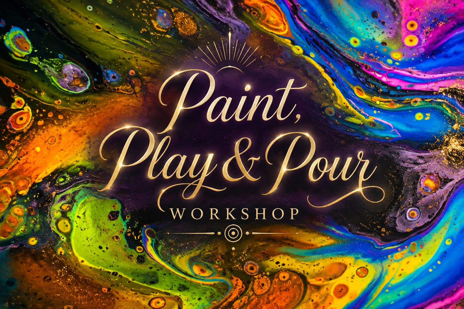 Paint, Play & Pour Workshop