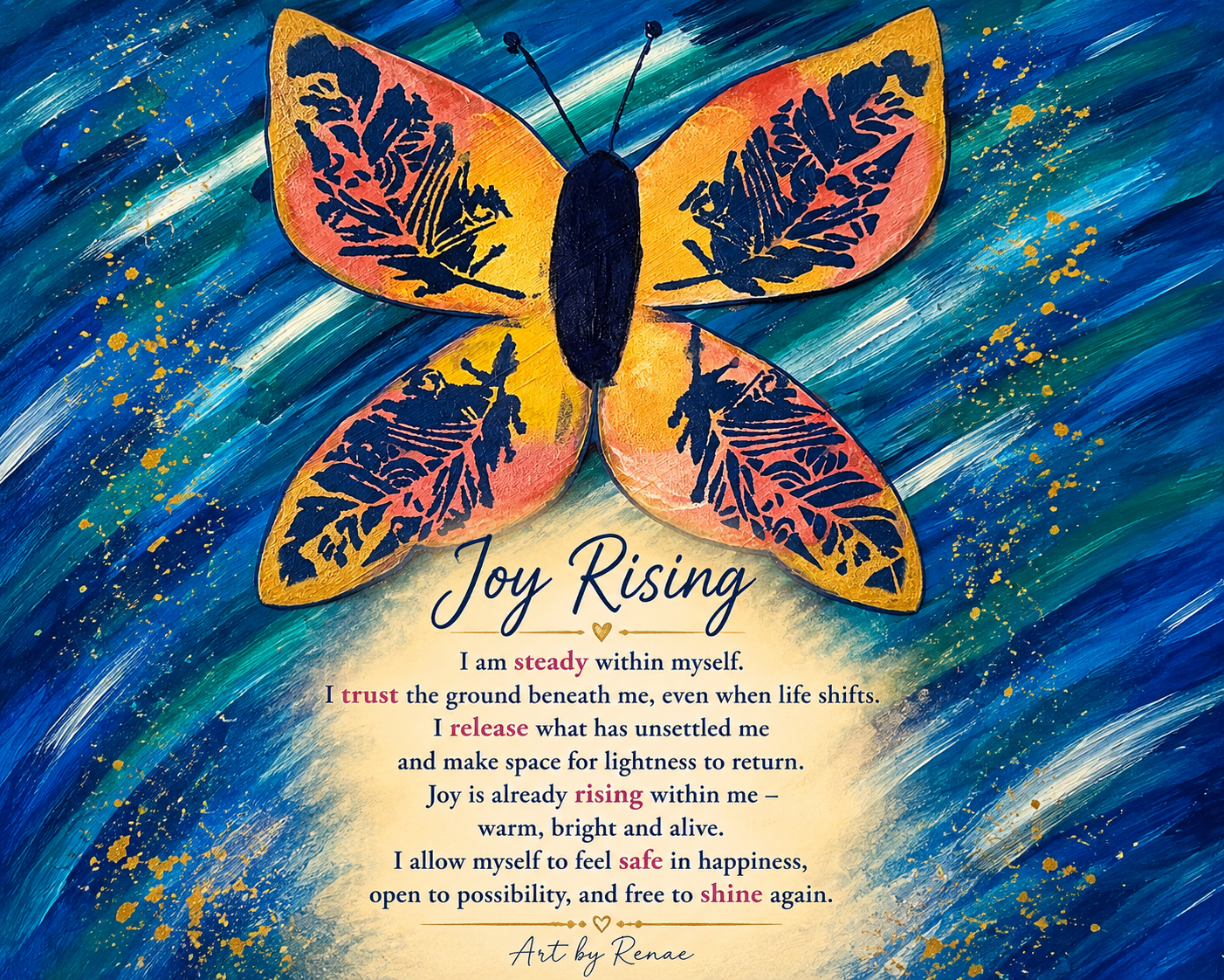 Art by Renae - Stability | The Butterfly Effect Workshop