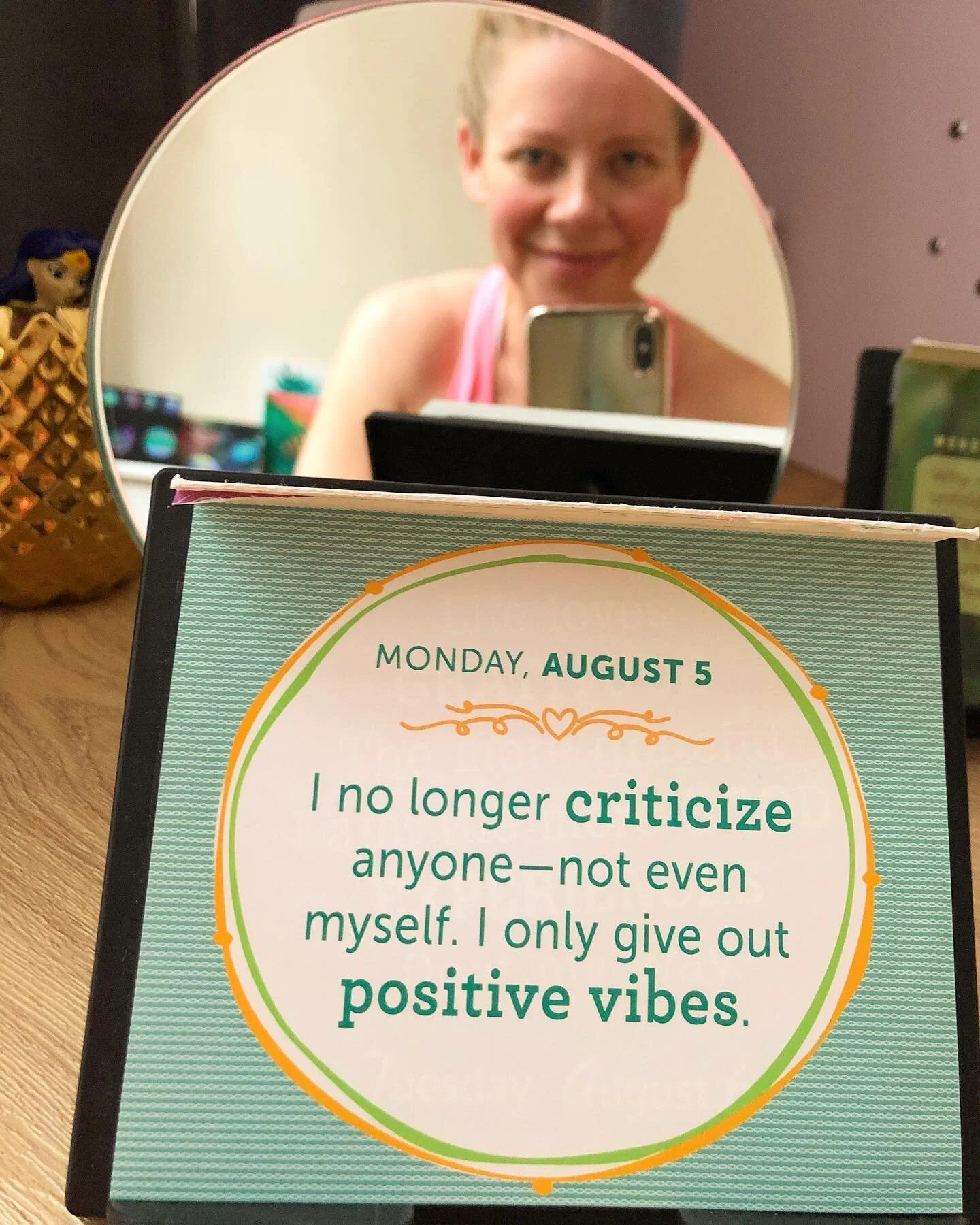 I meant to send this out on Monday. I&rsquo;m not going to criticise myself about that because it would defeat the purpose.
.
I used to have it like it was ok to criticise myself. I knew it didn&rsquo;t work to criticise others, after all, you never 