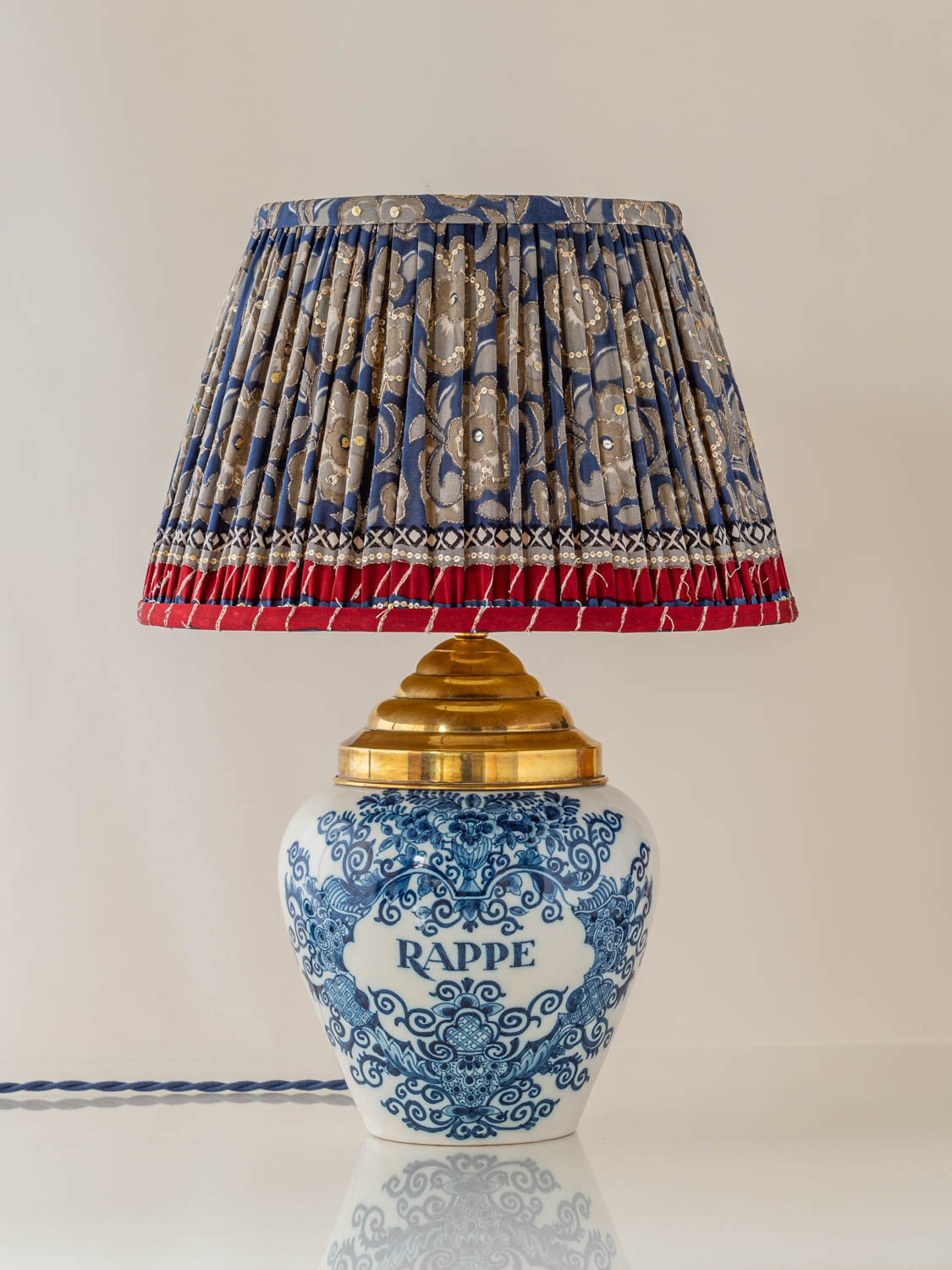 Tichelaar Makkum Delft Vintage Tobacco Jar Table Lamp – Rappe