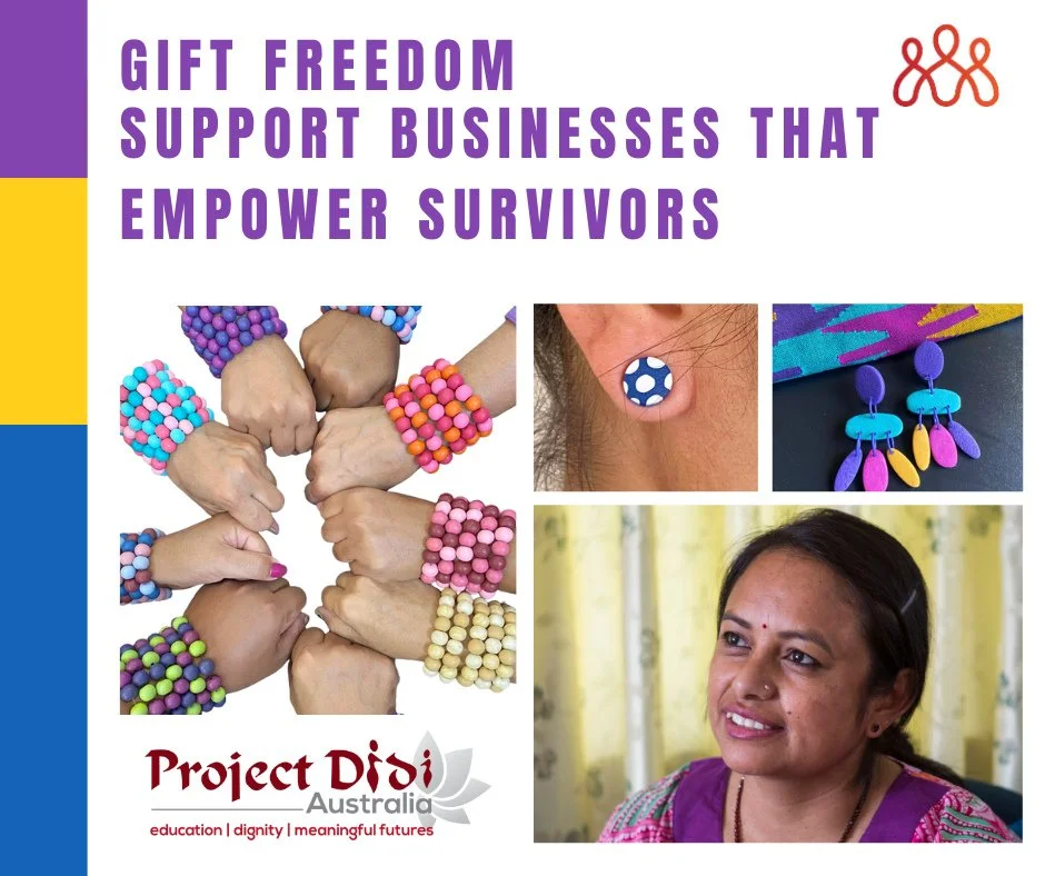 Gifting Freedom: A Gift That Gives Twice!⁠
⁠
Looking for the perfect Secret Santa or stocking filler?⁠
⁠
✨ Project Didi Australia&rsquo;s new Summer bangles and stud earrings are fun, colourful, and under $30!⁠
⁠
Every piece is ethically made by wome