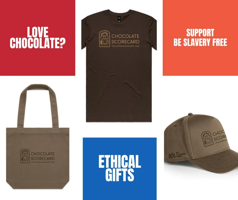 🍫🎄 Sweeten Your Holidays with Freedom⁠
⁠
Love chocolate? Love justice? Our Chocolate Scorecard merch is the perfect ethical gift for the season.⁠
⁠
✅ Celebrate your commitment to ethical cocoa⁠
✅ Support the fight against exploitation in supply cha