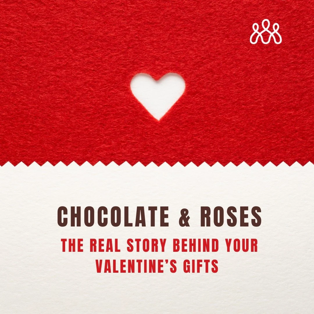 This Valentine&rsquo;s Day, choose gifts that show love &mdash; without the hidden harm. 💛🌹🍫
Chocolate:
Behind many cocoa beans is a story of low farmer incomes and kids working long days instead of learning. The Chocolate Scorecard makes it easy 