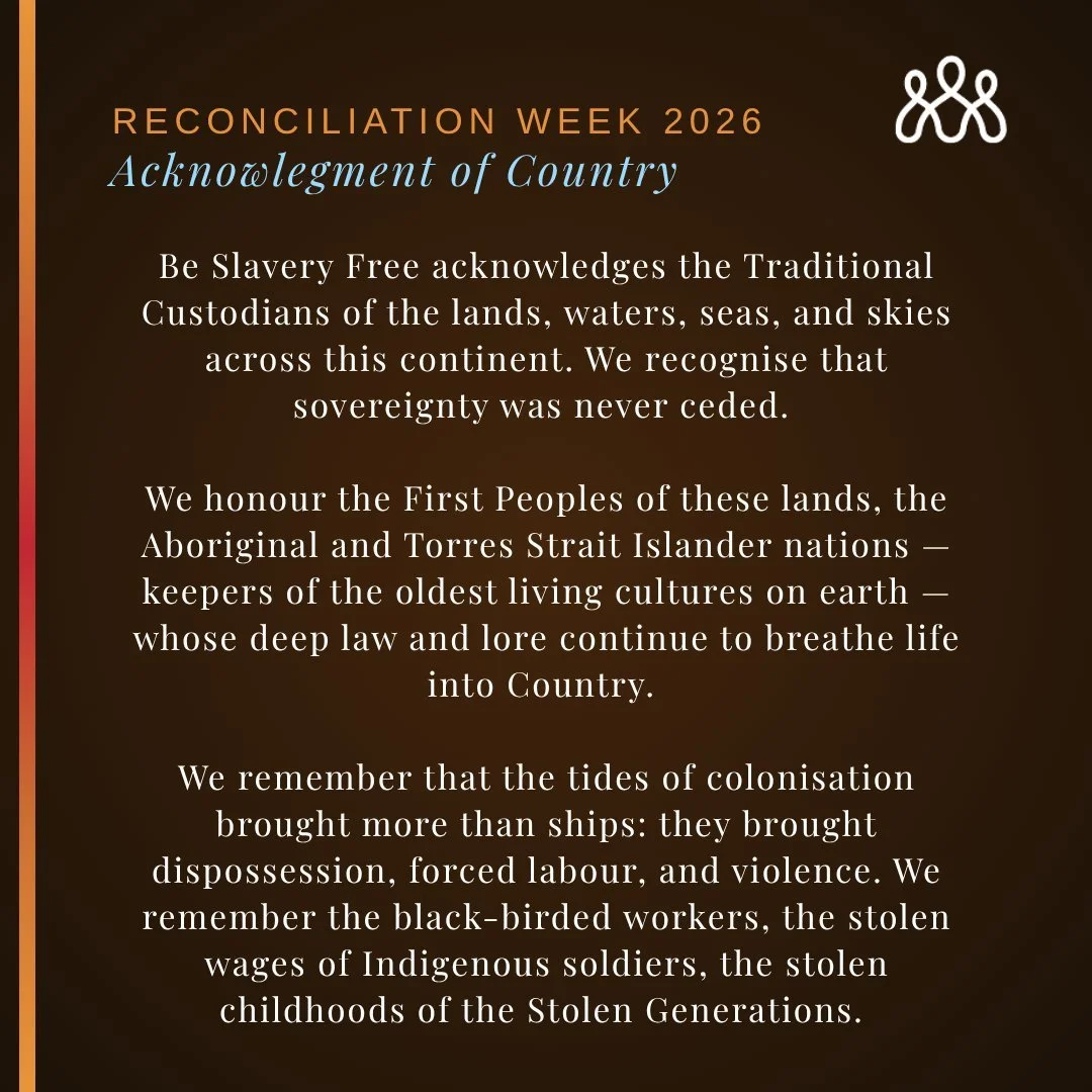 This Reconciliation Week, we pause to share our Acknowledgement of Country.