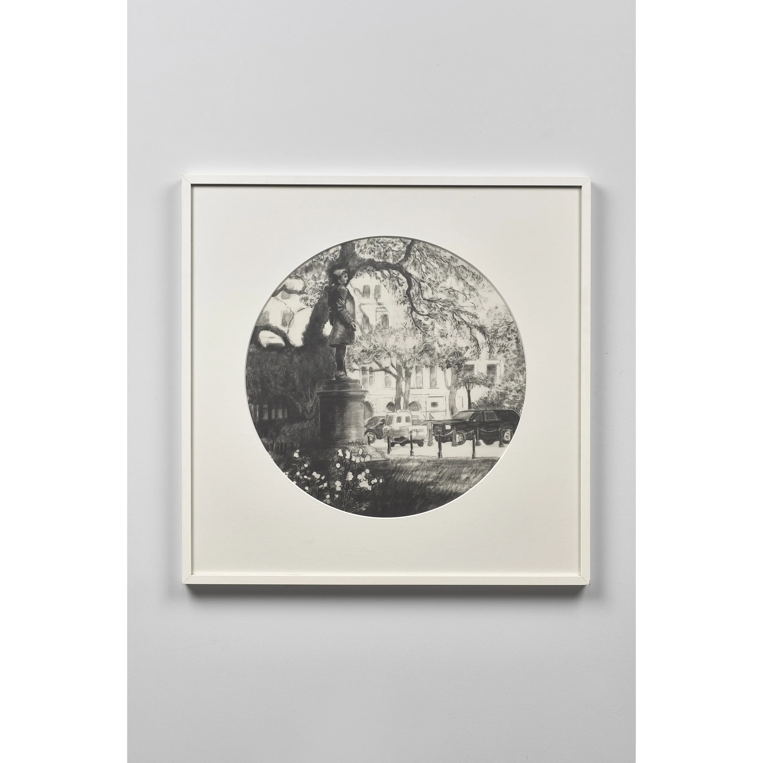 Nathan Hale, 2006, pencil on paper, 52 cm diameter
