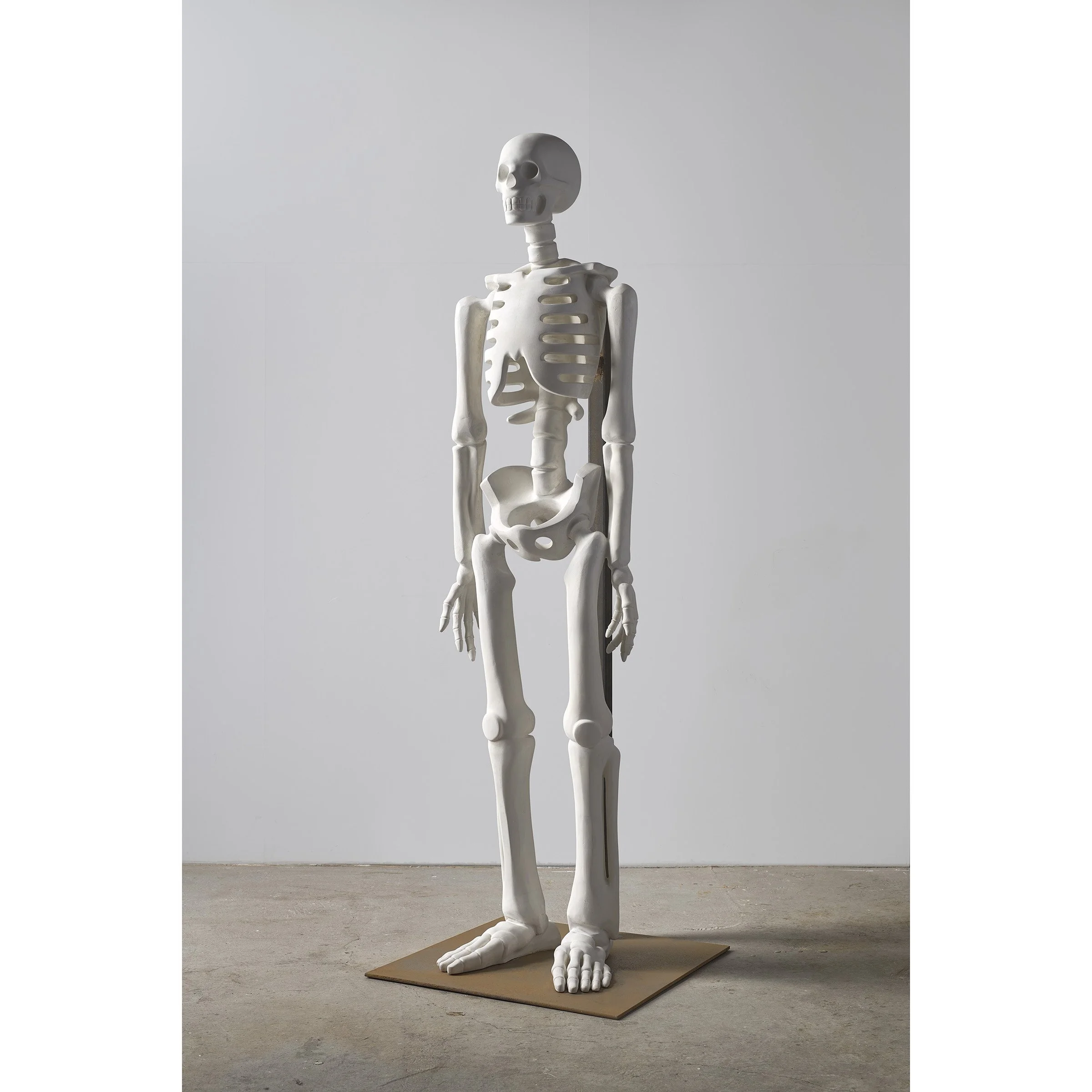 Skeleton, 2021, resin steel, paint, 
244 x 80 x 80 cm
