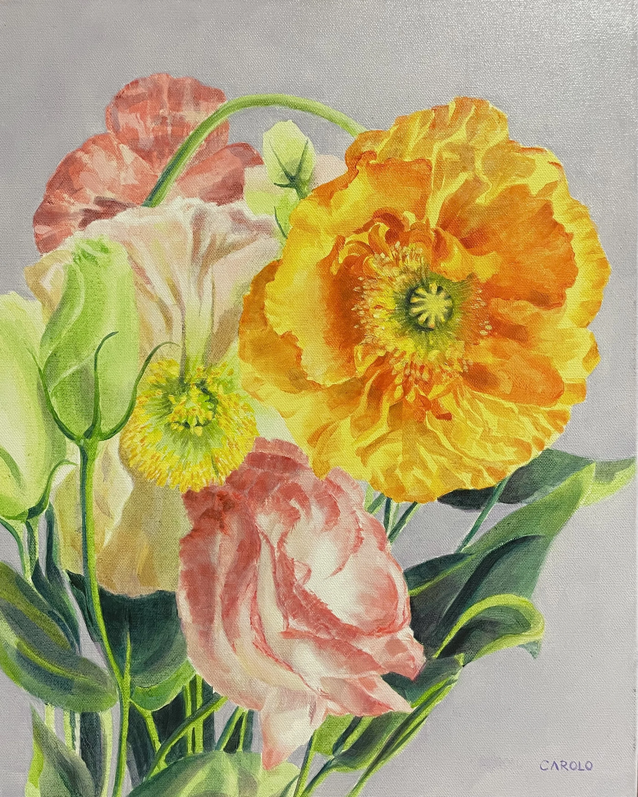 Poppies and Lizzies     $800    