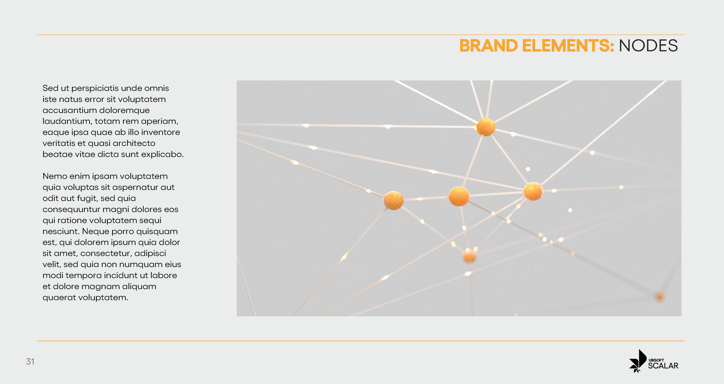 Brand guidelines: maintain, develop and update and at the same time create the brand assets