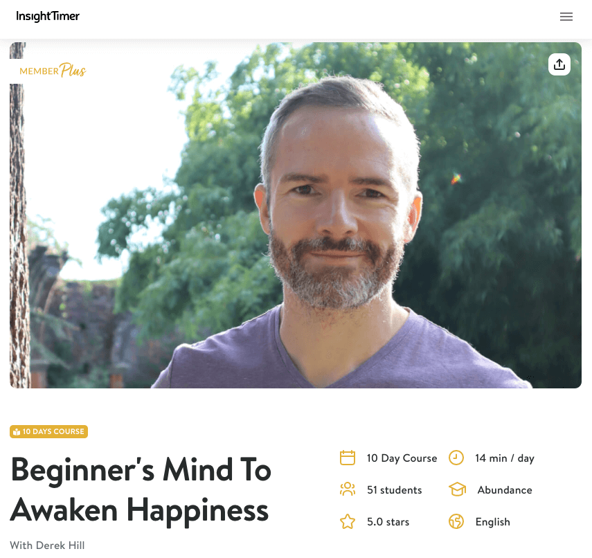 Beginner’s Mind to Awaken Happiness 🌼