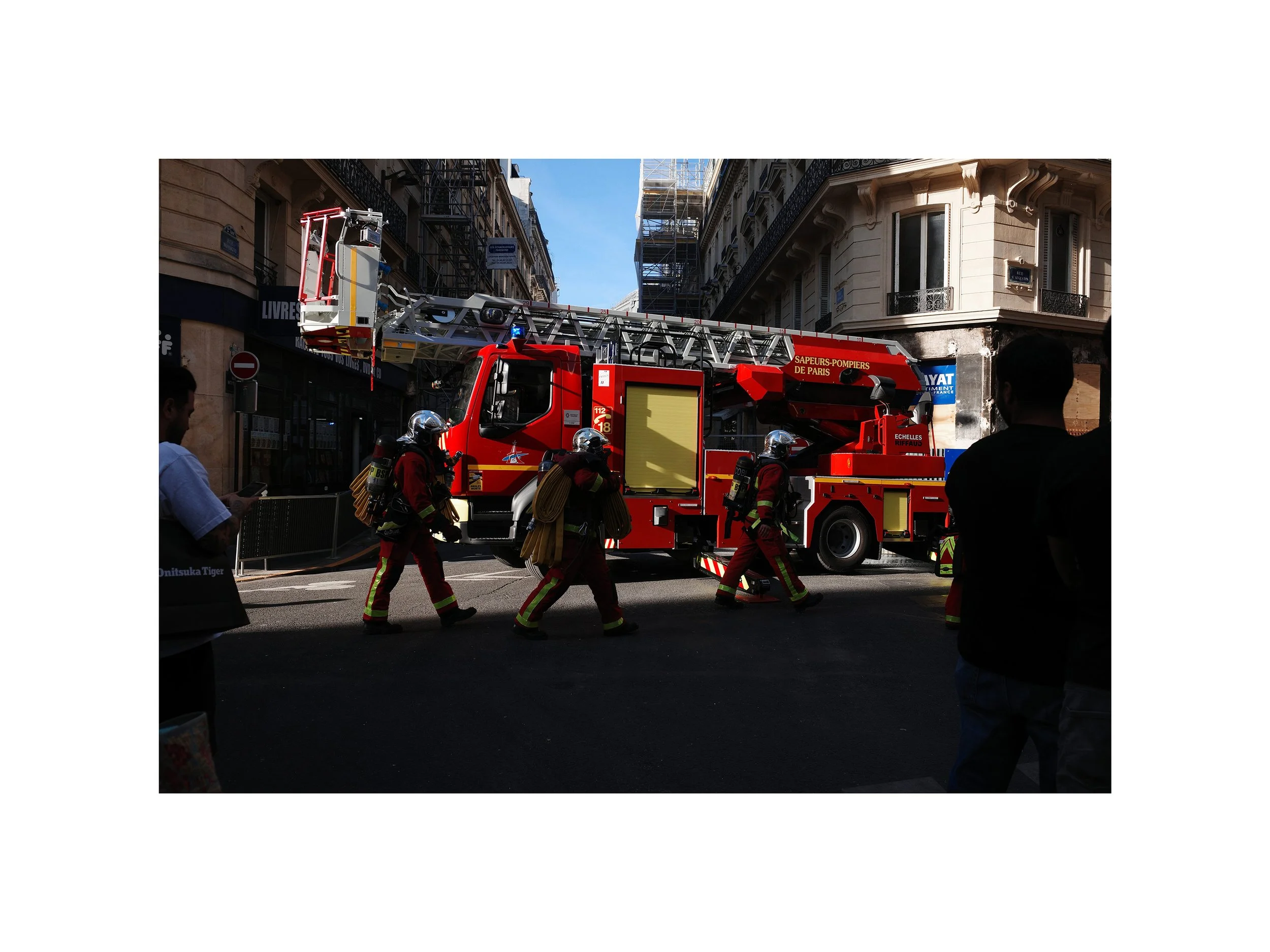 Les pompiers  - Triptyque 1/3
