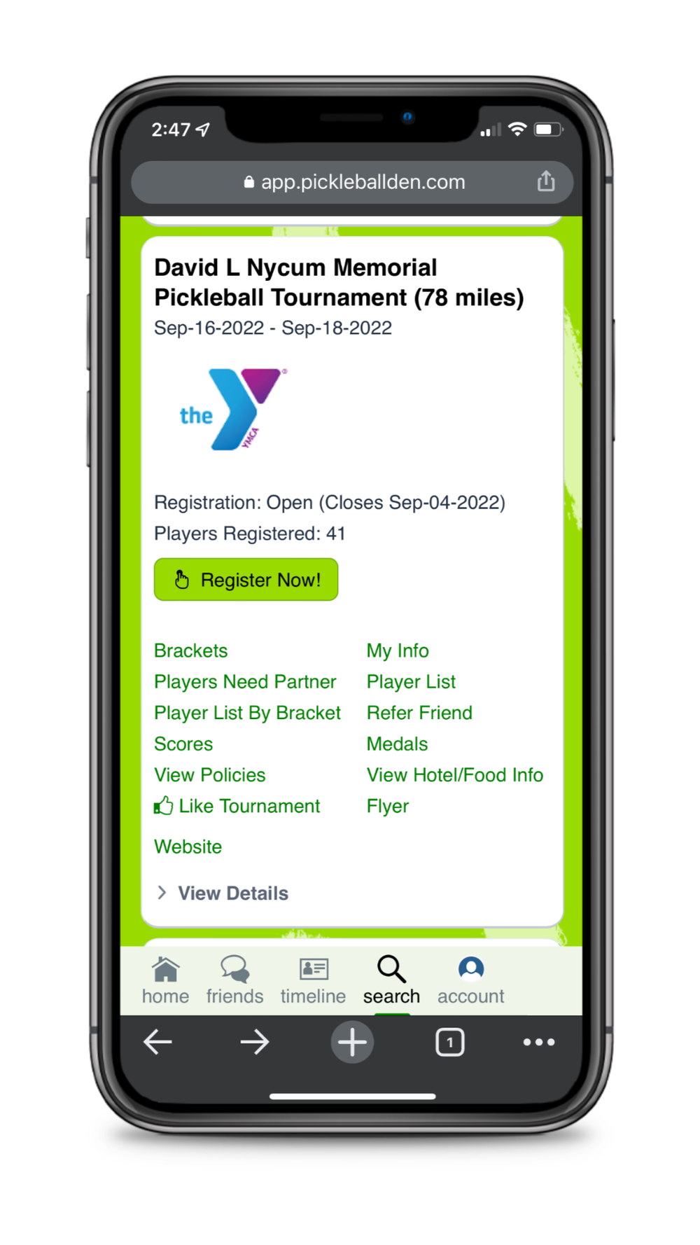 Pickleball Tournament Software