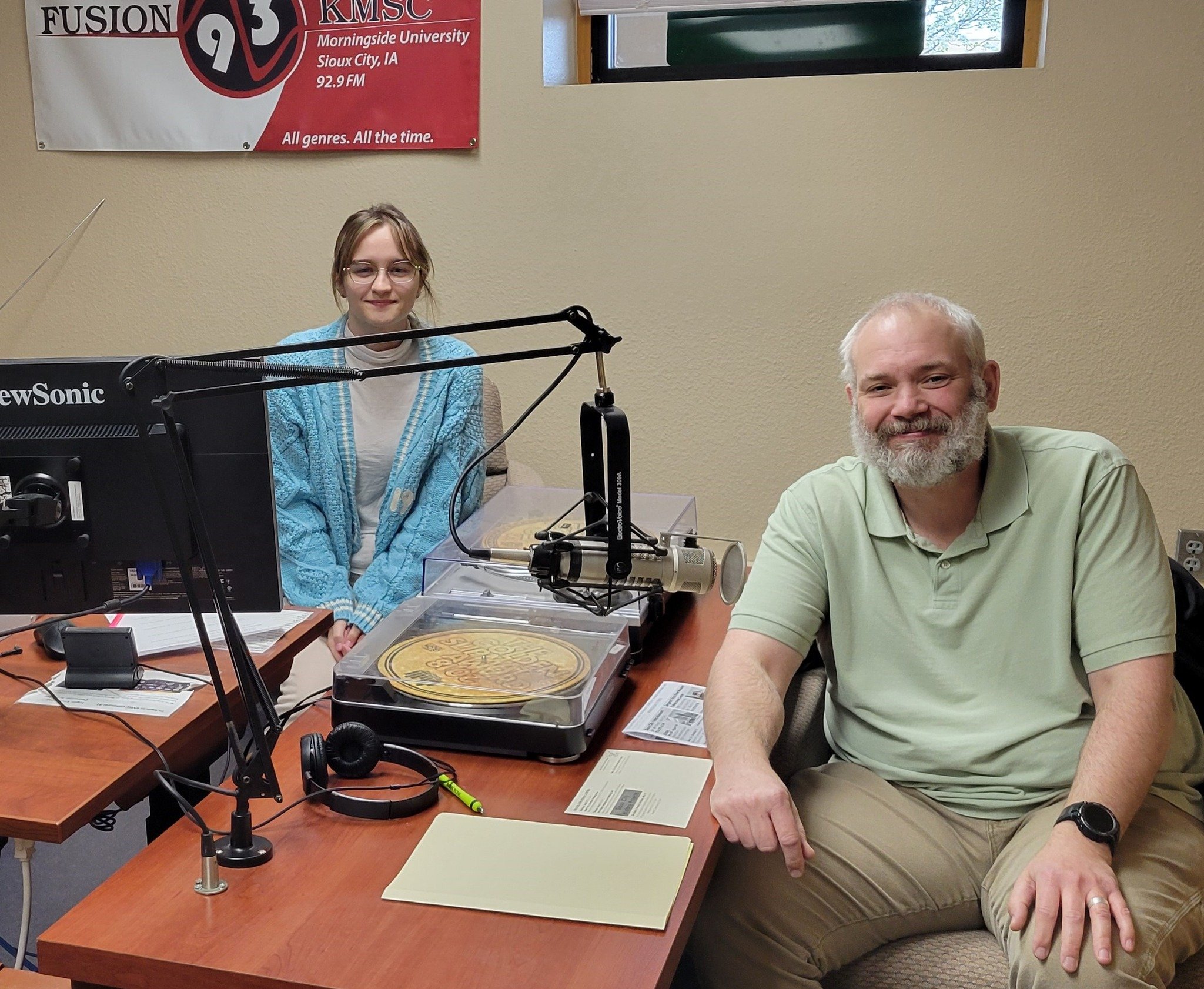 🎙Matt Anderson, Curator of History, was interviewed by Payton Miller, KMSC Station Manager, for KMSC Fusion 93's Community Connections today! Matt discussed upcoming events like Saturday's Logan Park Cemetery Walking Tour and the monthly History at 