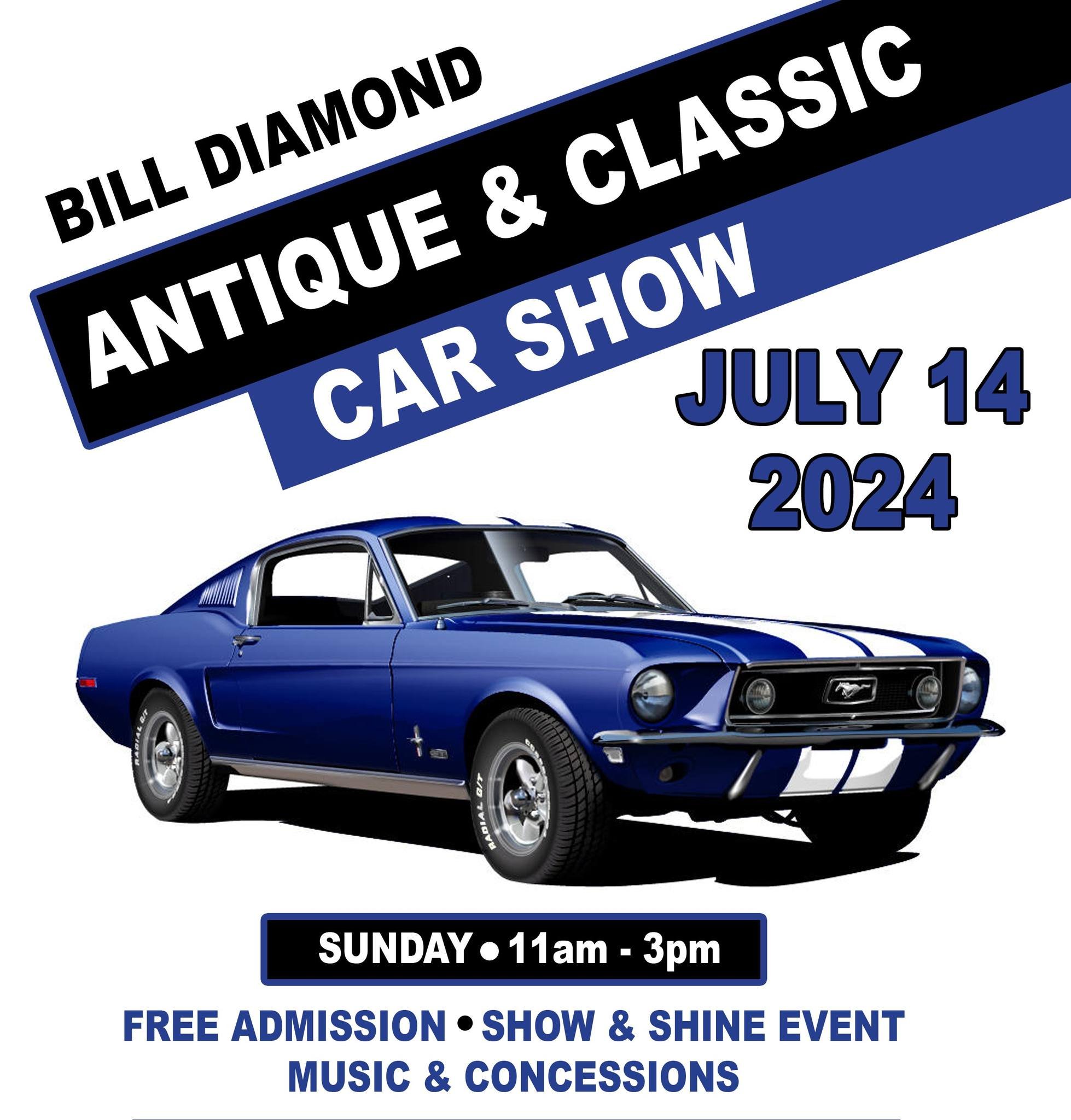 📢Just two months until the Bill Diamond Antique &amp; Classic Car Show on the riverfront!

Last year was the biggest car show in its 50-year history. Details of this annual Sergeant Floyd River Museum &amp; Welcome Center event are available at Siou
