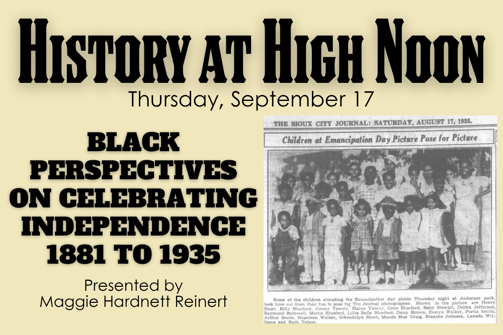 History at High Noon: Black Perspectives on Celebrating Independence 1881 to 1935