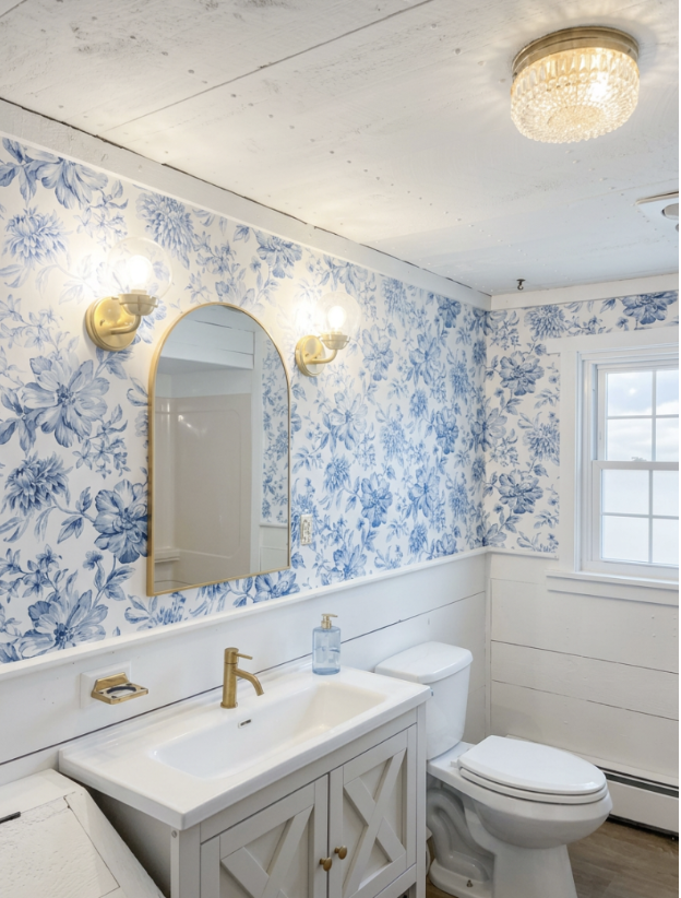 First Floor Bathroom After