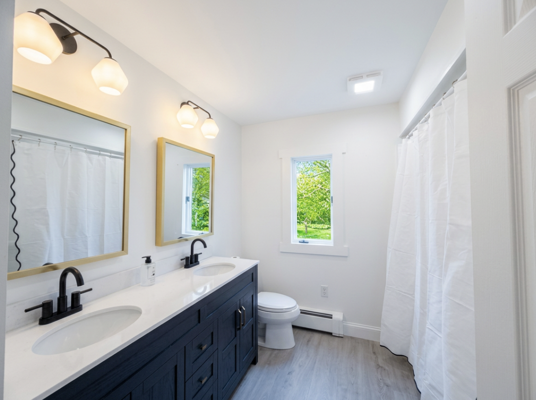 Second Floor Bathroom After
