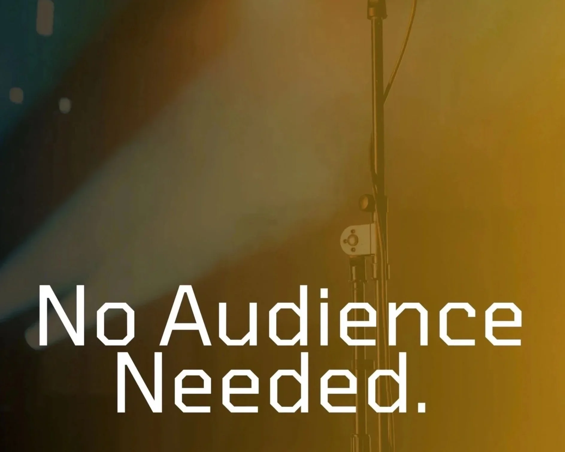 No Audience Needed