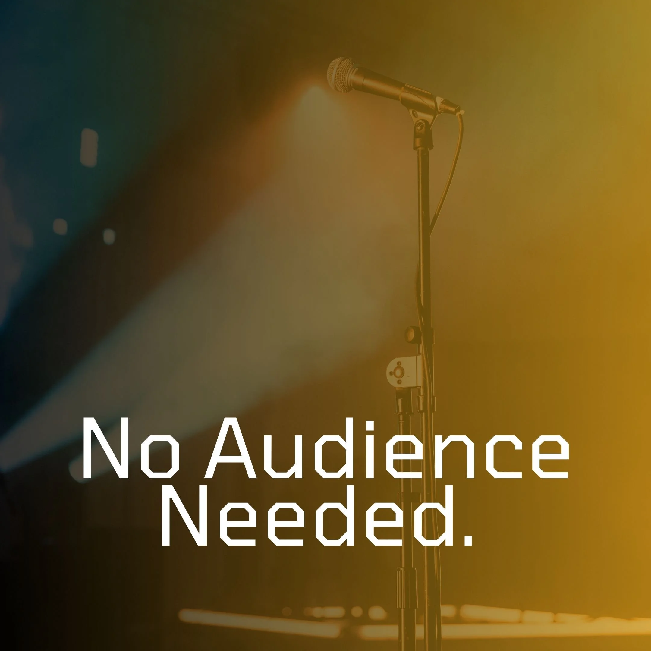No Audience Needed