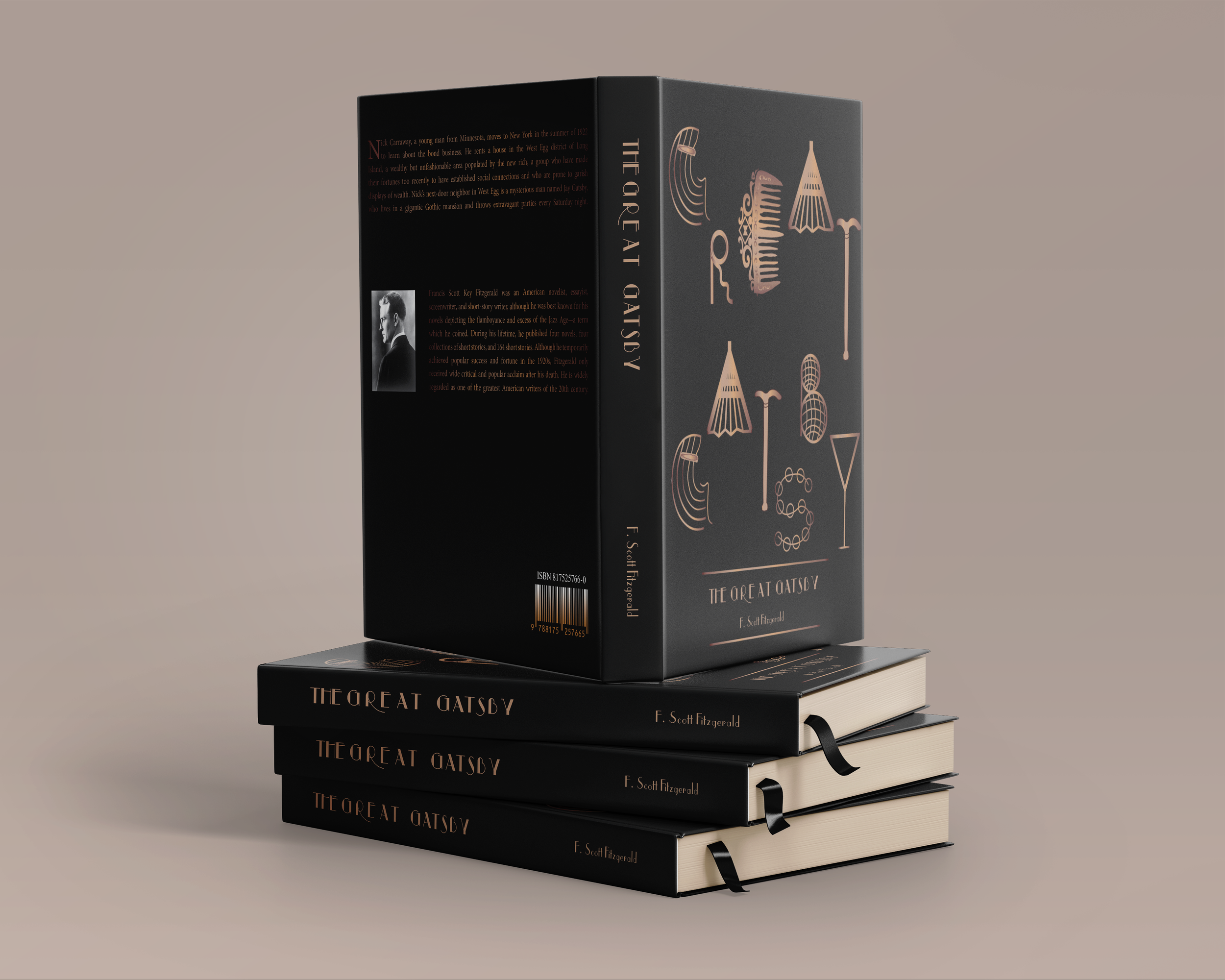 <h2 class='thumb-caption'>The Great Gatsby</h2> <p class='thumb-desc'>Book cover Design</p>