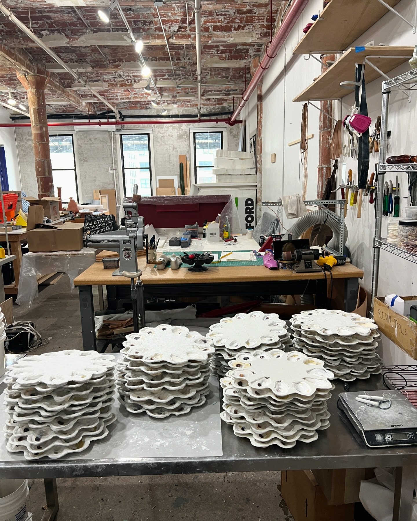 65 custom platters, a work in progress