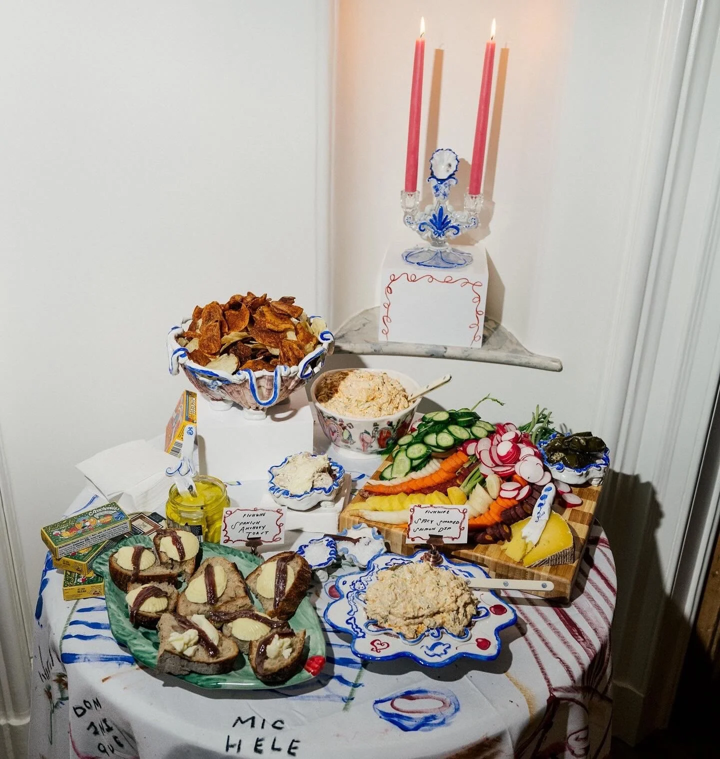 Feeling spring&rsquo;s nostalgia for this party we had 2 years ago when @studio_solenne was still pregnant! With the gorgeous work of @droseos spread across the most special location in Brooklyn. Man we had a party! 

We had my dream @islandcreekoyst