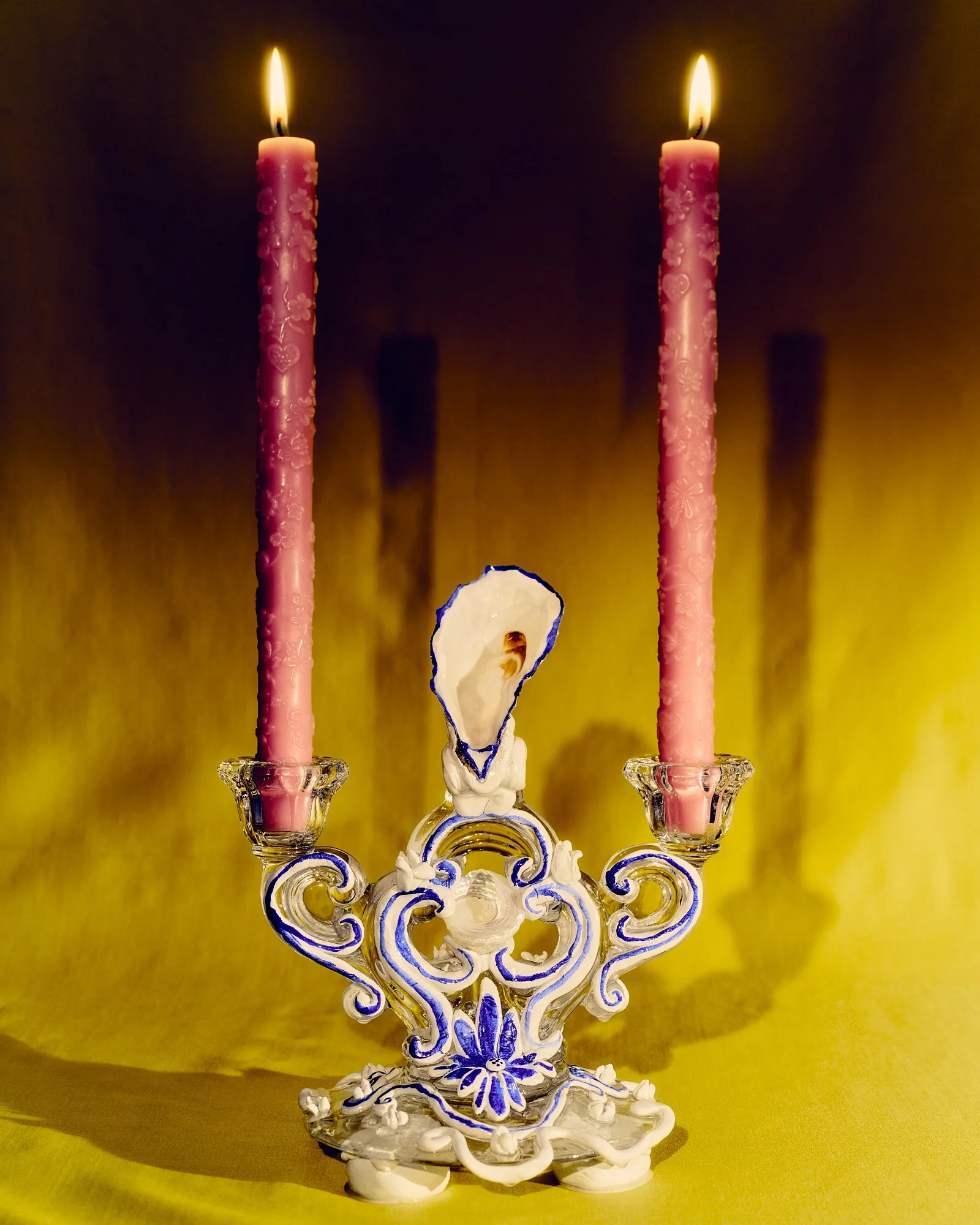 Oyster Candle Holder