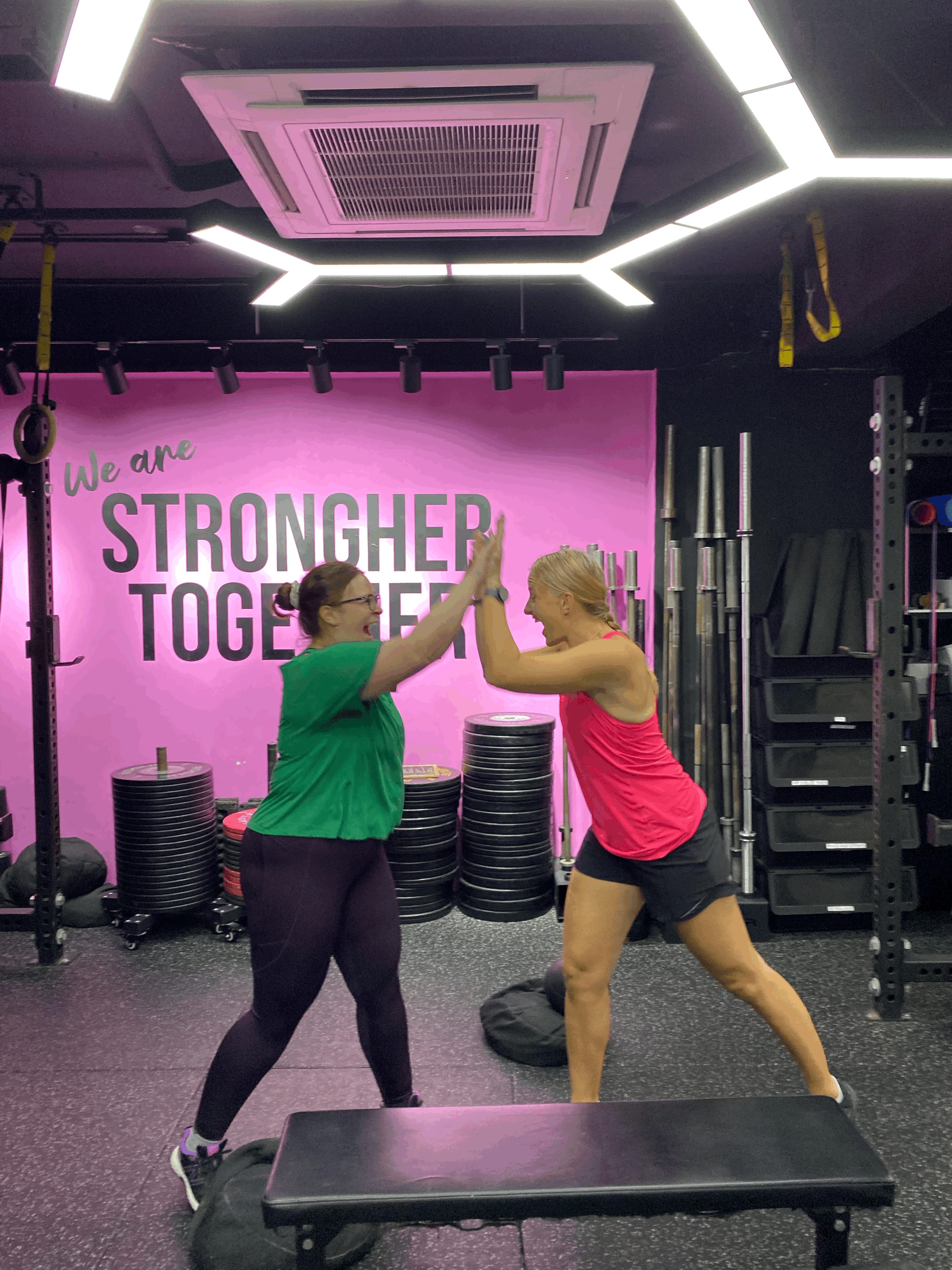 TWO FRIENDS TURNED FITNESS FRIENDS