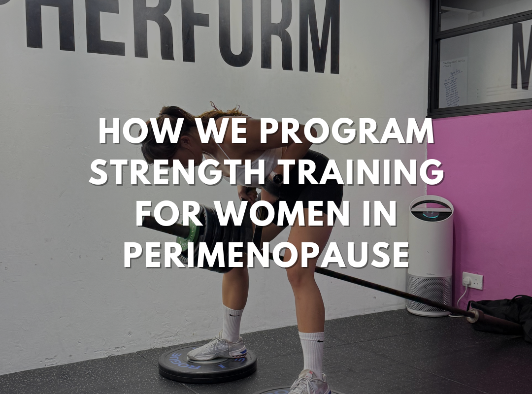 How We Program Strength Training for Women in Perimenopause