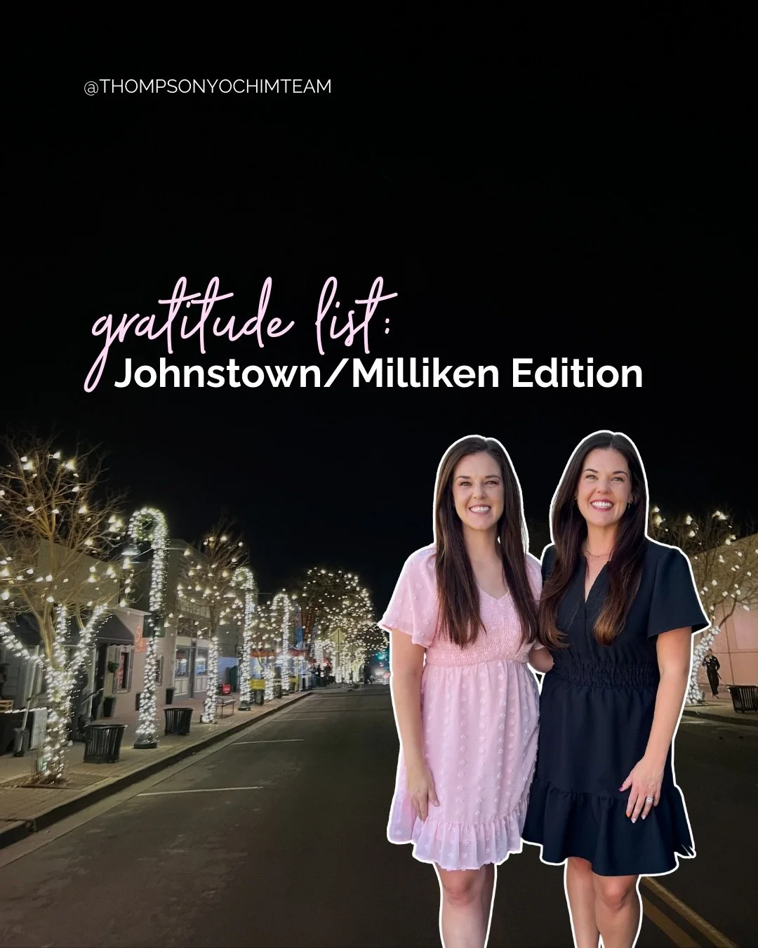 Swipe through for our Johnstown &amp; Milliken gratitude list, and then tell us, what would be on yours?