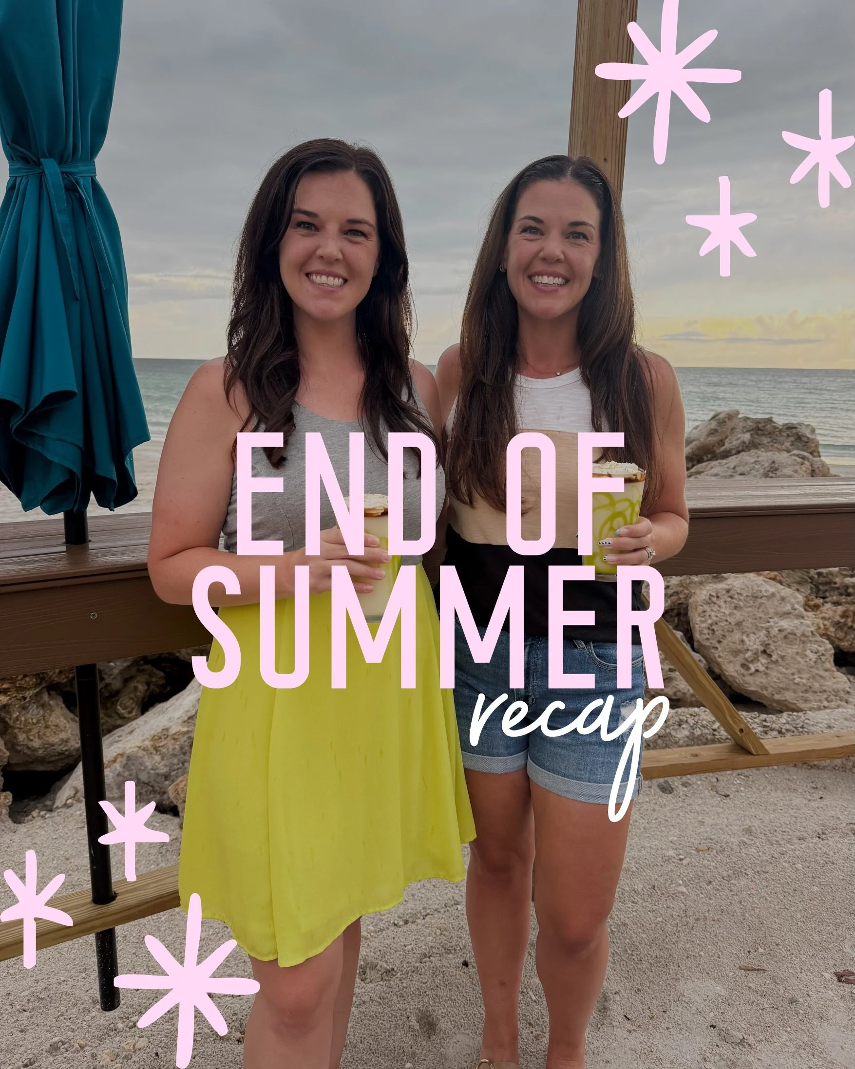 They say time flies when you&rsquo;re having fun, and apparently that&rsquo;s true! 

Our summer was filled with concerts, trips, Bunco nights, way too many iced coffees (just kidding, there&rsquo;s no such thing as too many), time with our favorite 