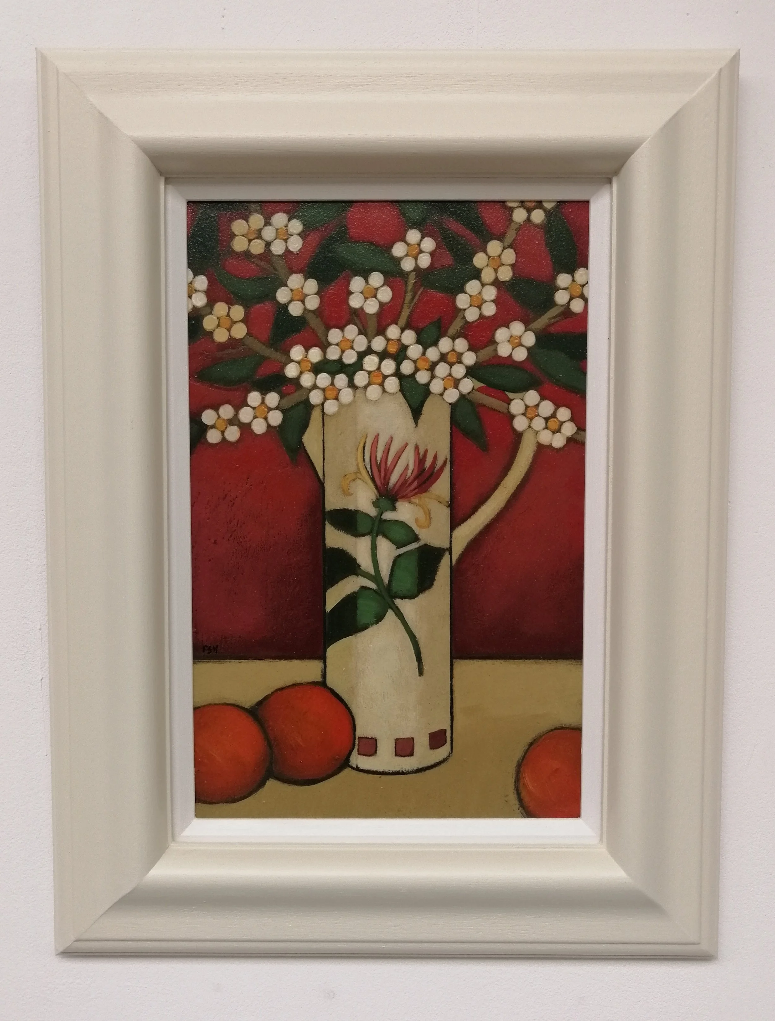 Blossom in a Honeysuckle Jug Framed.jpg