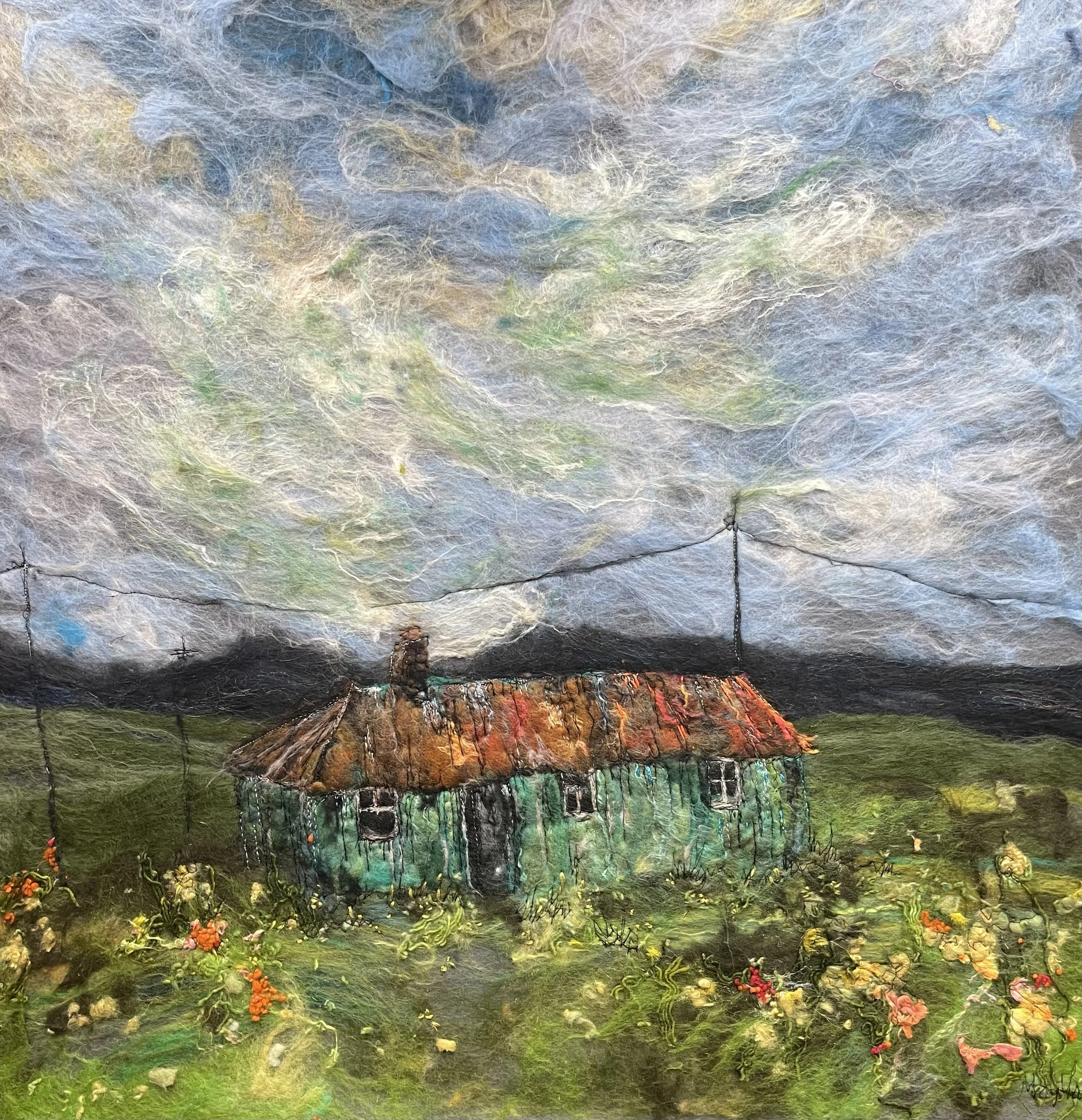 The Green Hut, Assynt - Greetings Card