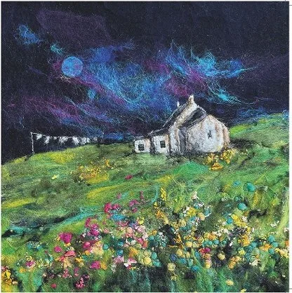 Blue Moon - Greeting Card