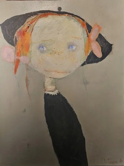 PINK BOW acrylic on canvas 80 x 60 cm £950.jpeg