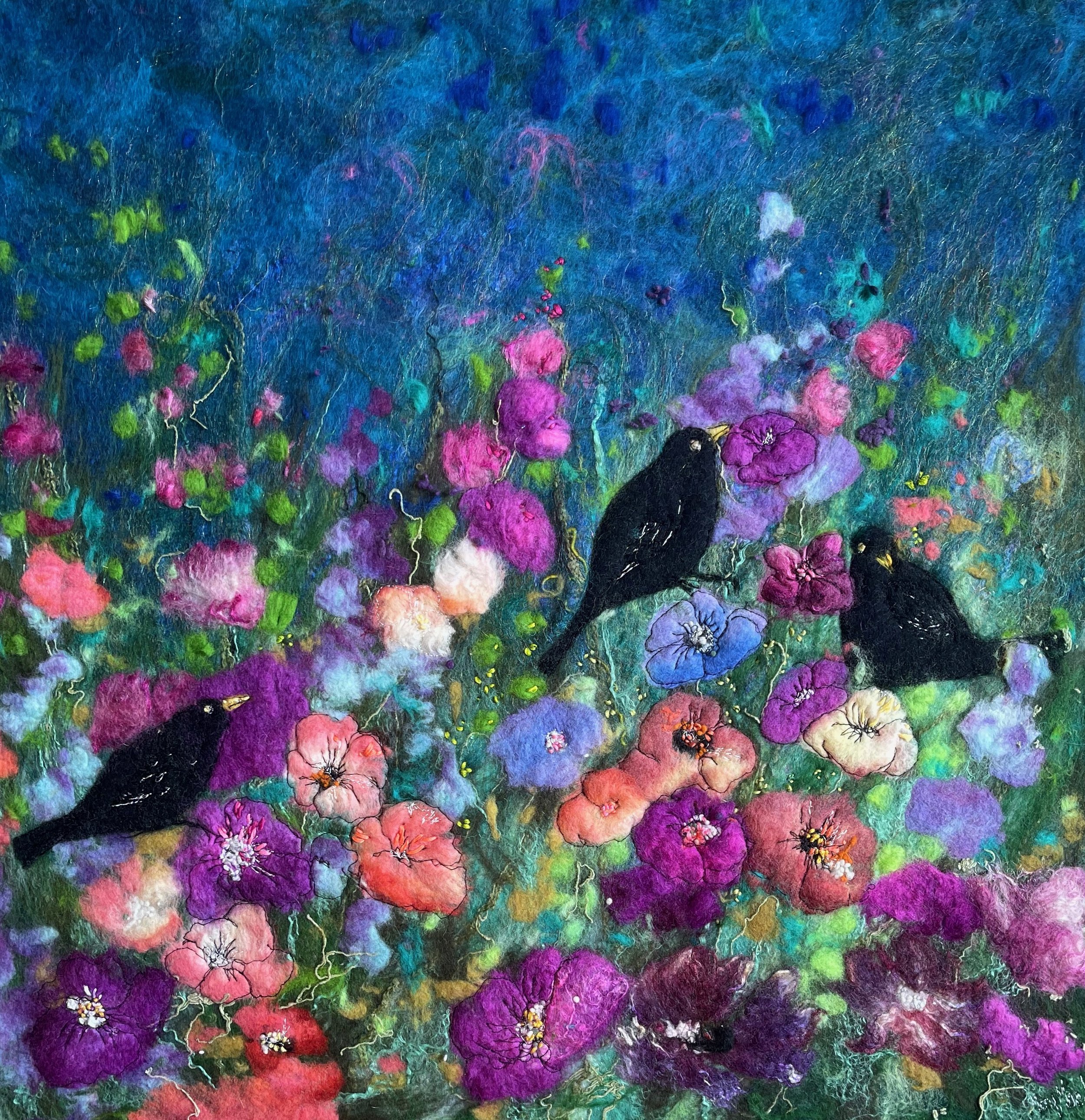 Three Craws Greeting Card