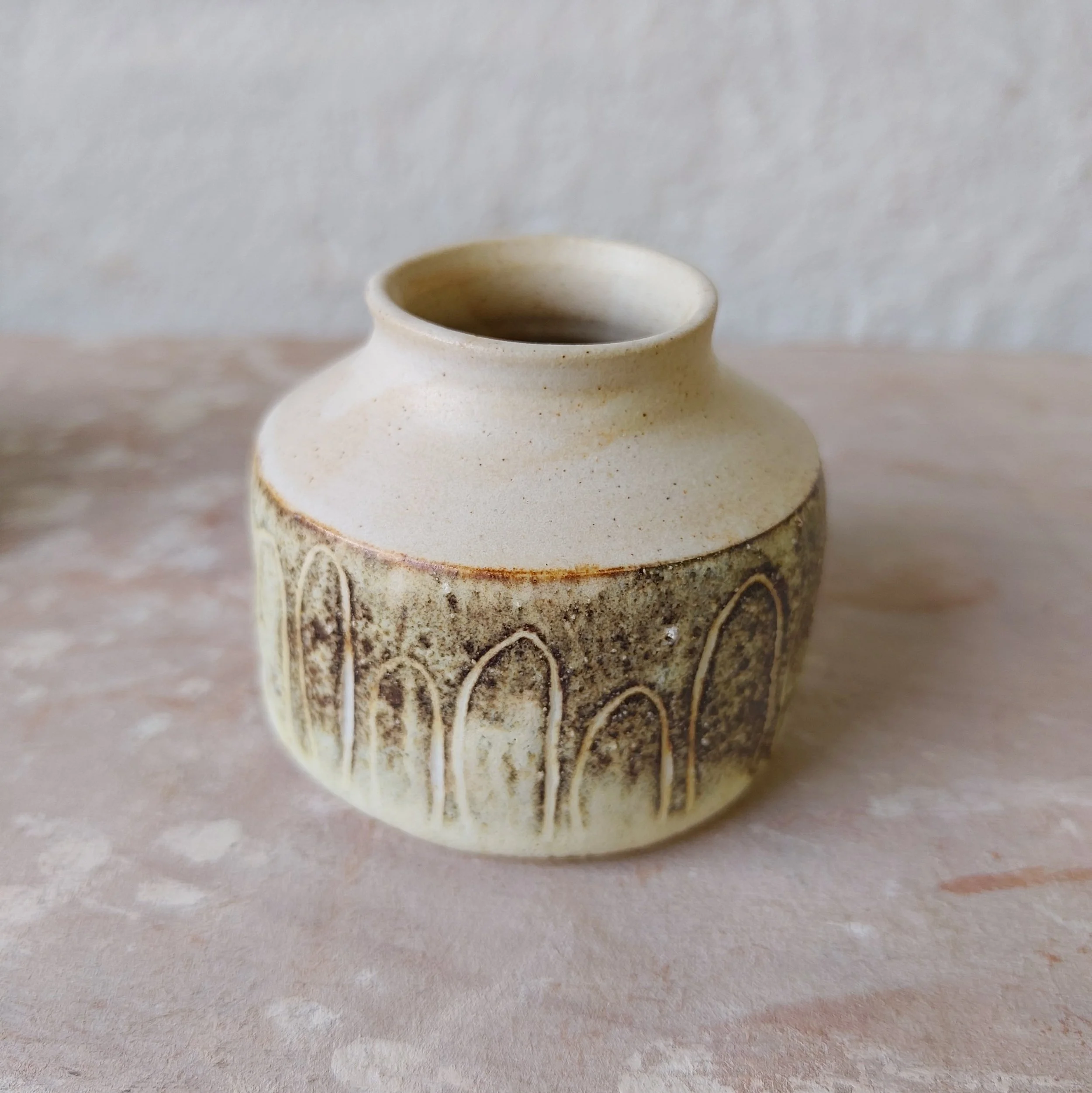 Bud Vase with Wild Clay - hills
