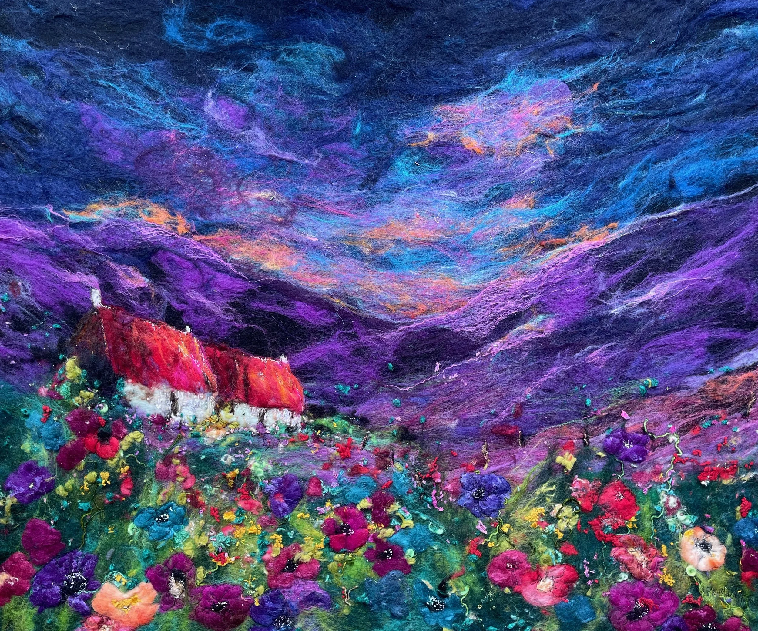 Heather Hill, Red Thatch -  Giclee Print (GP358)