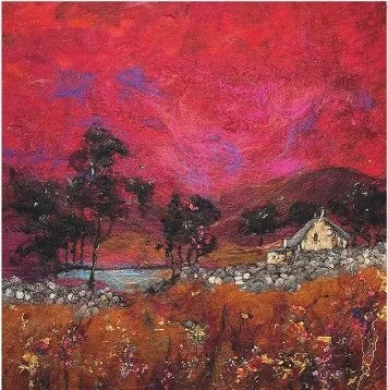 Ruby Sky - Greeting Card