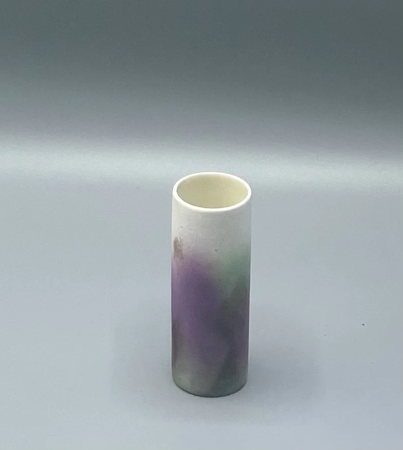 Lilac Green Bud Vase