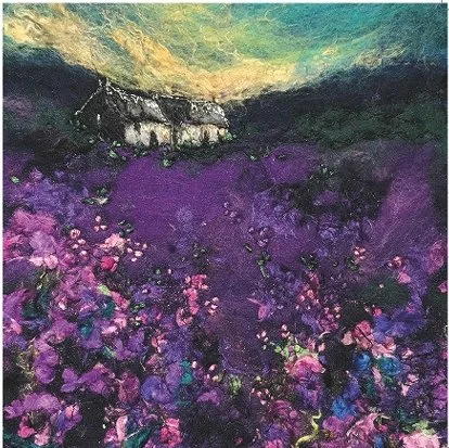 Lilac Meadow - Greetings Card
